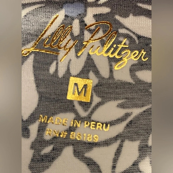 Lilly Pulitzer Etta Maxi Dress Pandarama Size M - Picture 7 of 7